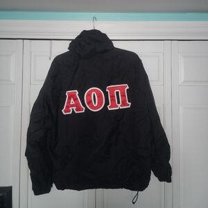 Alpha Omicron Pi letters
